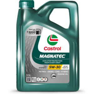 Castrol MAGNATEC 3416662 Stop-Start 5W-30 Full Synthetic Engine Oil for Petrol, Diesel and CNG Cars (3.5L)